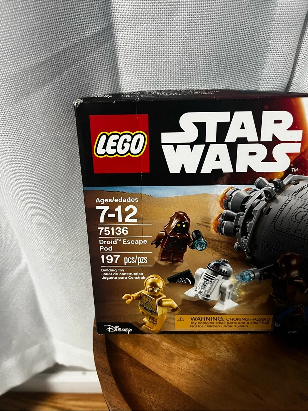 LEGO Star Wars 75136 Droid Escape Pod R2-D2 C-3PO Jawa Set Retired New DAMAGED B